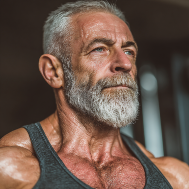 Щаслива група людей старшого віку після тренування